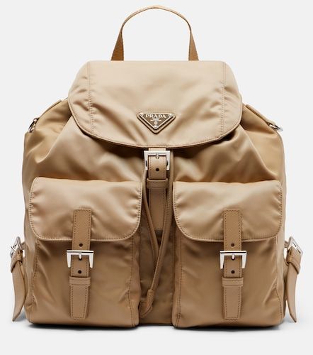 Prada Mochila de Re-Nylon con piel - Prada - Modalova