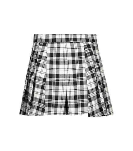 Shorts in lana vergine a quadri - REDValentino - Modalova