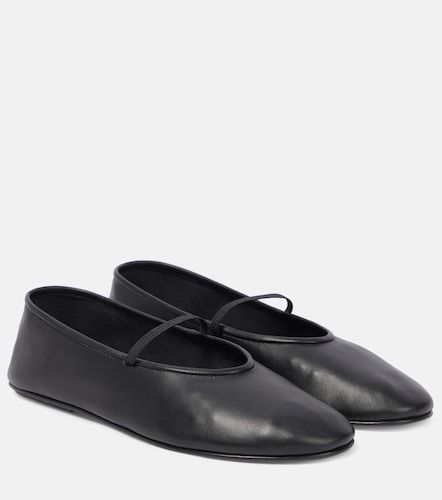 Elastic leather ballet flats - The Row - Modalova
