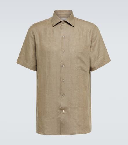 André linen bowling shirt - Loro Piana - Modalova