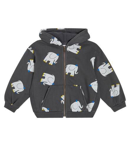The Elephant cotton jersey hoodie - Bobo Choses - Modalova