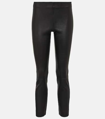 Vince Cropped slim leather pants - Vince - Modalova