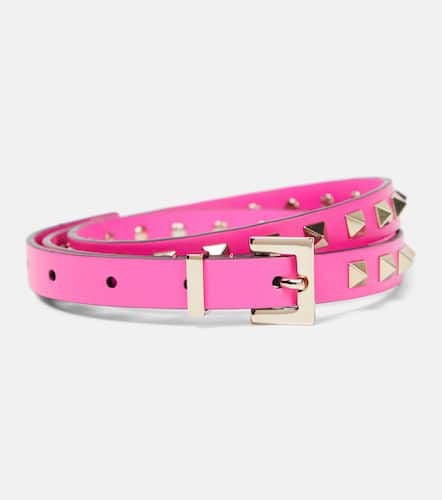 Rockstud leather belt - Valentino Garavani - Modalova