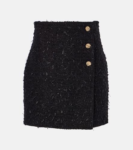 High-rise cotton-blend tweed miniskirt - Nina Ricci - Modalova