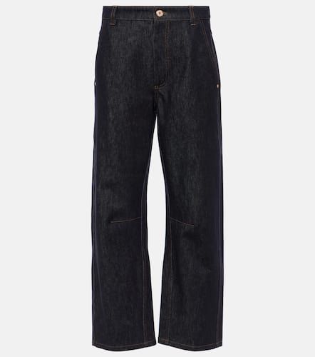 Cropped straight jeans - Brunello Cucinelli - Modalova