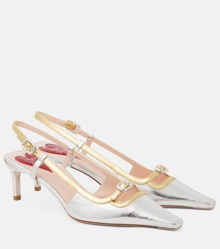 Pumps Viv’ Canard 55 aus Metallic-Leder - Roger Vivier - Modalova