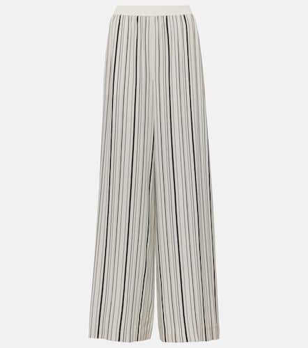 Hulin striped silk crÃªpe wide-leg pants - Joseph - Modalova