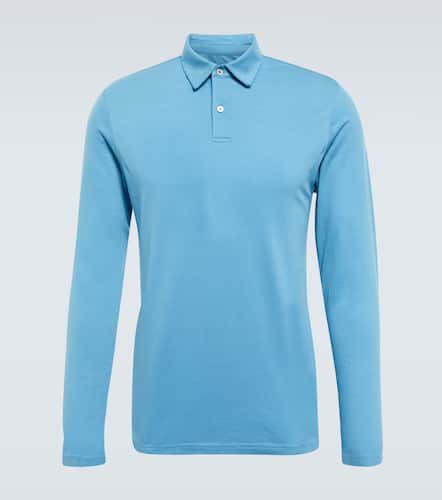 Ramsey 4 cotton-blend piqué polo shirt - Derek Rose - Modalova