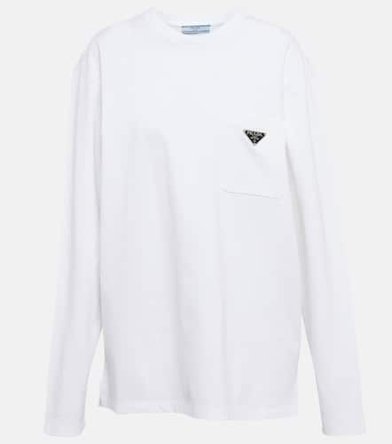 Prada Logo cotton jersey T-shirt - Prada - Modalova