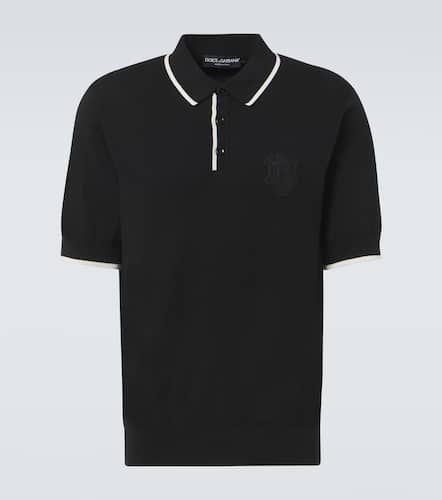 Logo cotton polo shirt - Dolce&Gabbana - Modalova