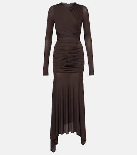 Sheer embroidered tulle midi dress - The Attico - Modalova