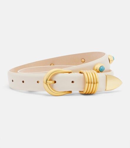 Hollyhock embellished leather belt - Dehanche - Modalova