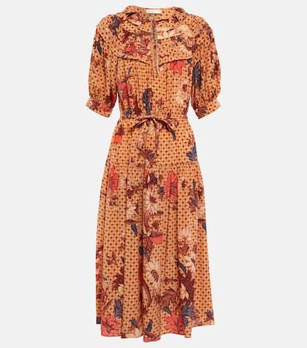 Adette printed silk crÃªpe de chine midi dress - Ulla Johnson - Modalova