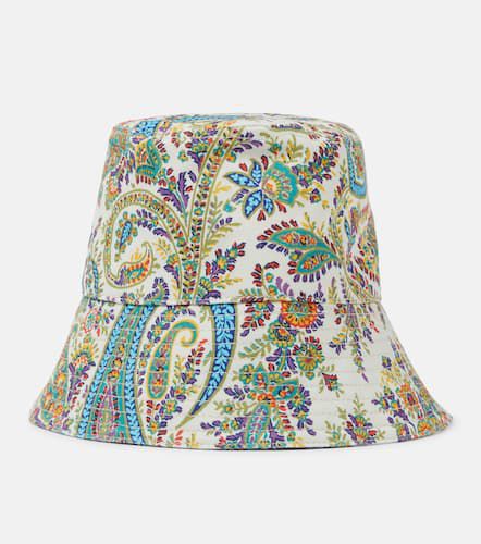 Etro Printed cotton bucket hat - Etro - Modalova