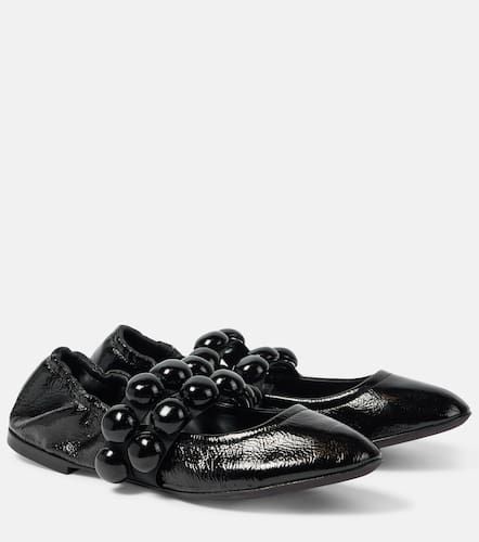 Alaïa Mary-Jane-Ballerinas Sphere aus Lackleder - Alaia - Modalova