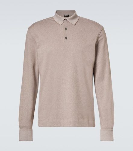 Zegna Pullover polo in cotone - Zegna - Modalova
