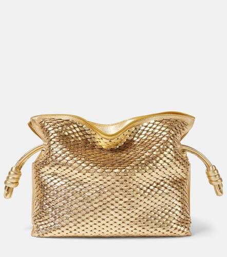 Clutch Flamenco Small aus Metallic-Leder - Loewe - Modalova