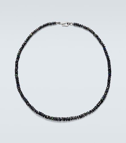 Collar de oro blanco de 9 ct con ópalos - Ileana Makri - Modalova