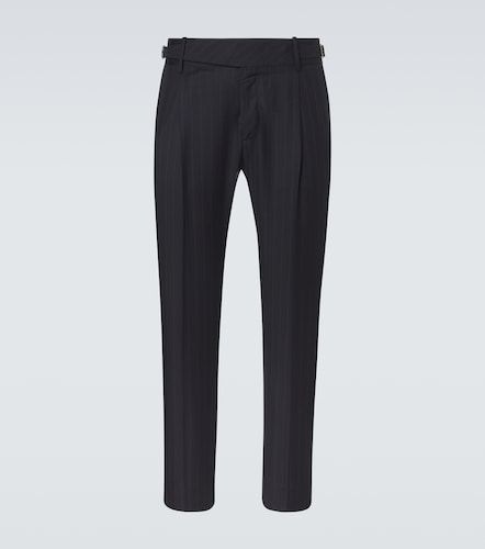 Chalk stripe virgin wool slim pants - Dolce&Gabbana - Modalova