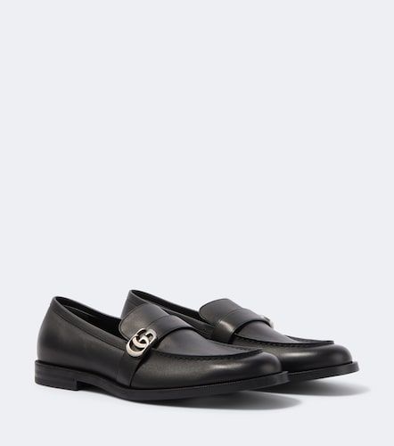 Mocasines de piel con Double G - Gucci - Modalova