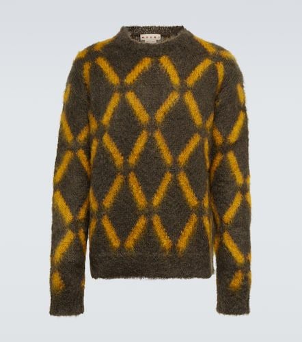 Marni Intarsia mohair-blend sweater - Marni - Modalova