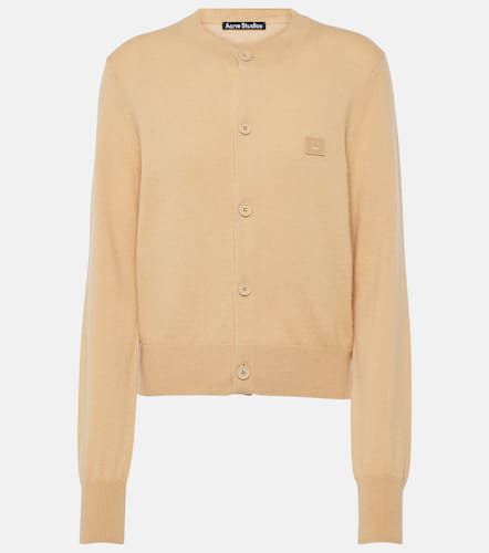 Acne Studios Cardigan Face in lana - Acne Studios - Modalova