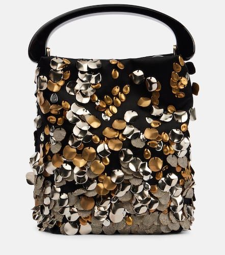 Sequined satin bucket bag - Dries Van Noten - Modalova