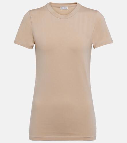 Cotton-blend T-shirt - Brunello Cucinelli - Modalova