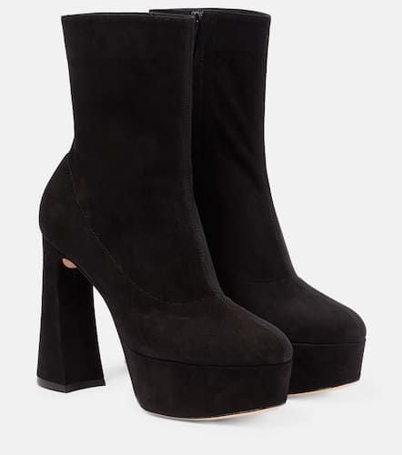 Camnero sock-fit suede ankle boots - Gianvito Rossi - Modalova