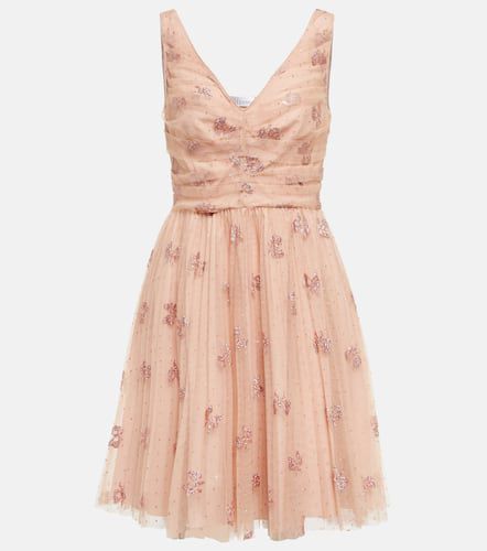 Glitter tulle minidress - REDValentino - Modalova