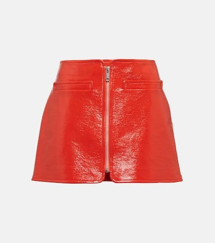 CourrÃ¨ges Faux leather miniskirt - Courreges - Modalova