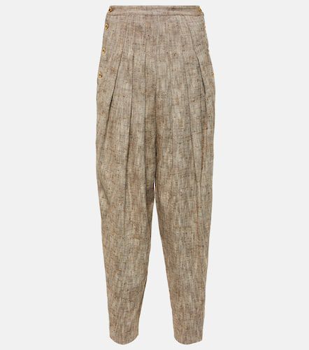 Asael silk, hemp, and cotton pants - Loro Piana - Modalova