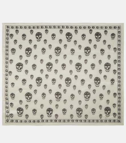 McQueen Printed silk scarf - McQueen - Modalova