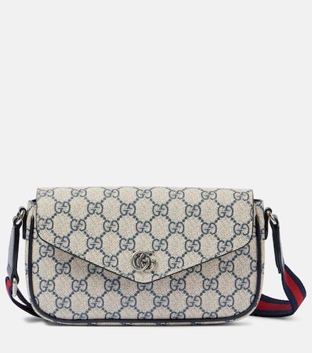 Bolso cruzado Ophidia Mini de lona GG - Gucci - Modalova