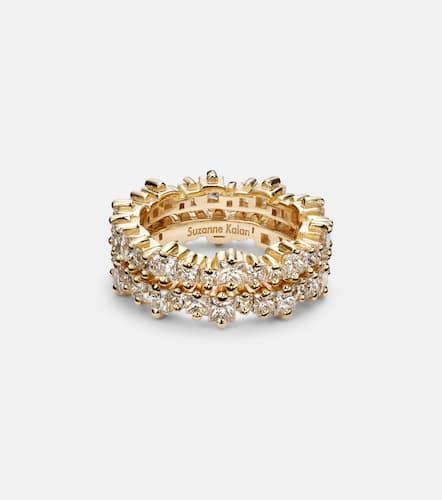 Milli 18kt tech ring jackets with diamonds - Suzanne Kalan - Modalova