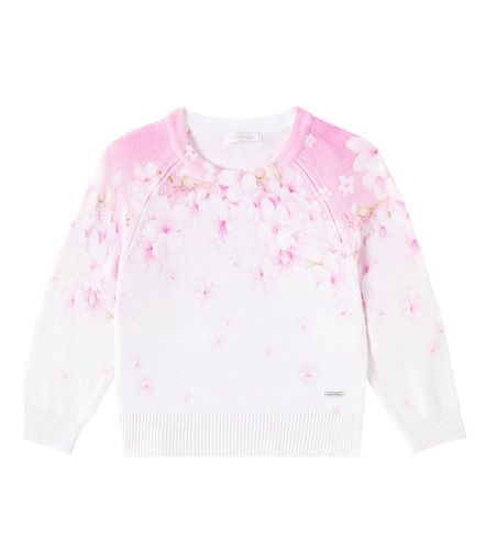 Monnalisa Floral sweater - Monnalisa - Modalova