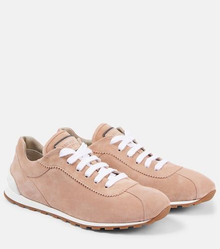Monili suede sneakers - Brunello Cucinelli - Modalova