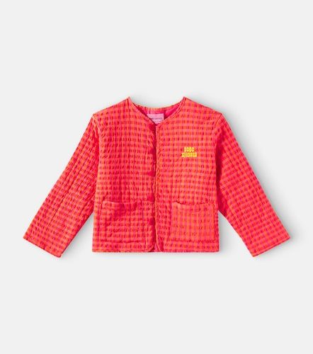 Vichy padded cotton-blend jacket - Bobo Choses - Modalova