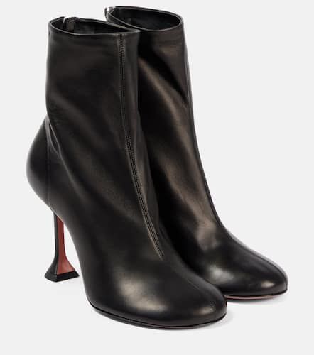 Ankle Boots Iris 95 aus Leder - Amina Muaddi - Modalova