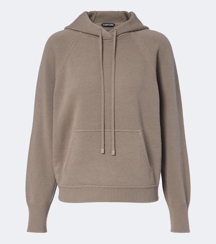 Felpa con cappuccio in lana e cashmere - Tom Ford - Modalova