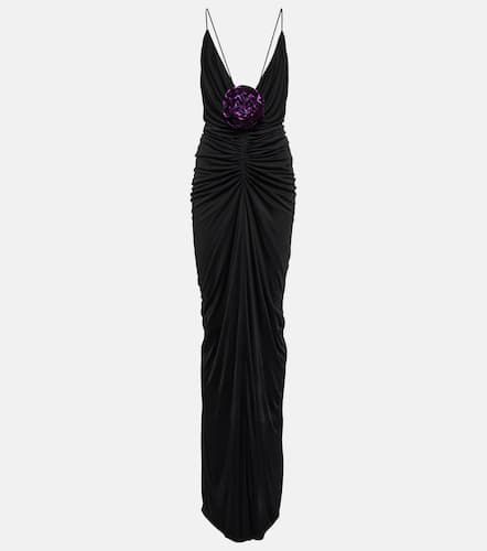 Embellished satin gown - Saint Laurent - Modalova