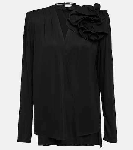 Floral-appliqué blouse - Magda Butrym - Modalova