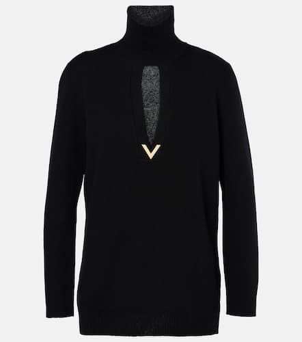 Rollkragenpullover VGold aus Schurwolle - Valentino - Modalova