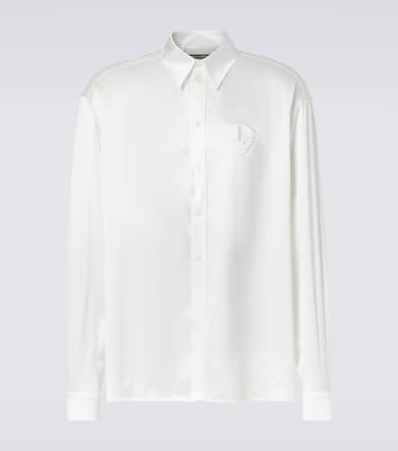 Silk satin tuxedo shirt - Dolce&Gabbana - Modalova