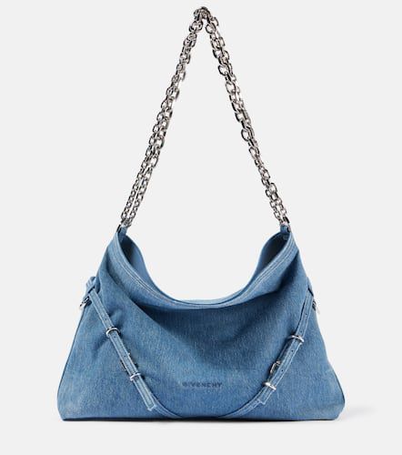 Voyou Chain Medium denim shoulder bag - Givenchy - Modalova
