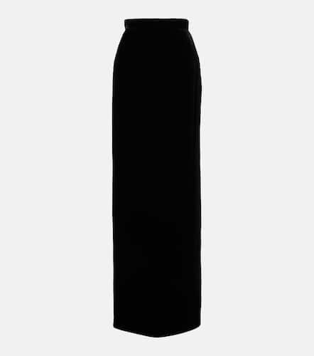 Zada high-rise silk maxi skirt - The New Arrivals Ilkyaz Ozel - Modalova