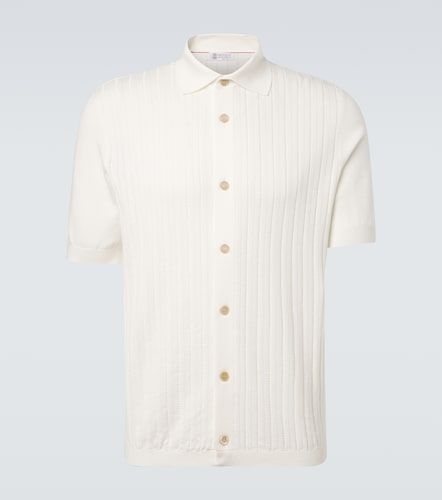 Camisa acanalada de algodón - Brunello Cucinelli - Modalova