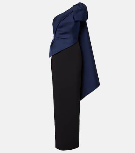 Bow-detail draped taffeta gown - Roland Mouret - Modalova