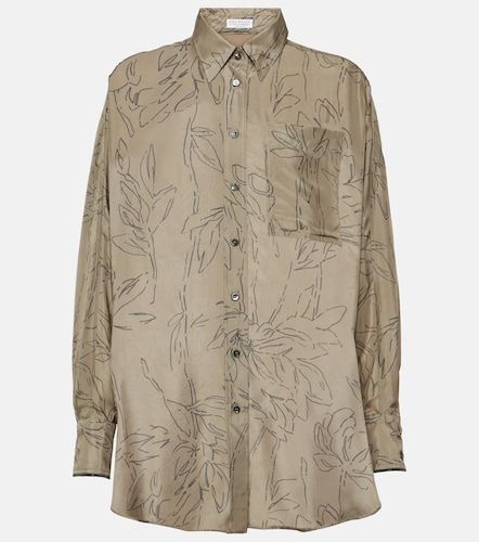 Brunello Cucinelli Camisa de seda - Brunello Cucinelli - Modalova