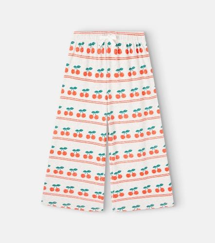 Cherry printed cotton-blend sweatpants - Tinycottons - Modalova